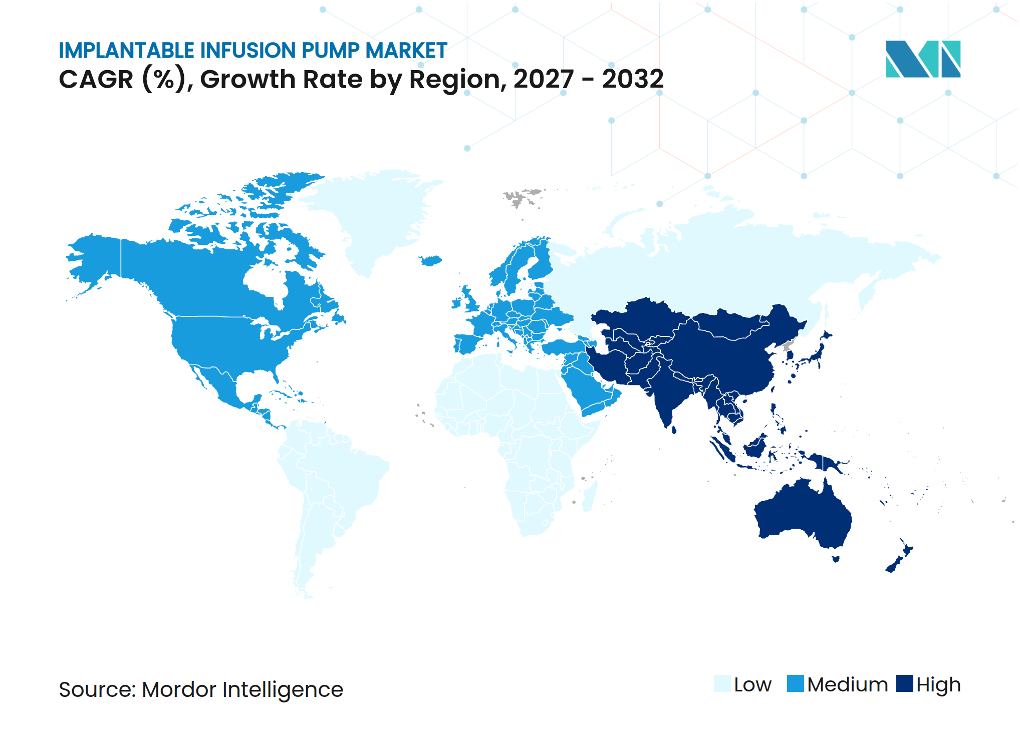 Implantable Infusion Pump Market Growth Rate by Region